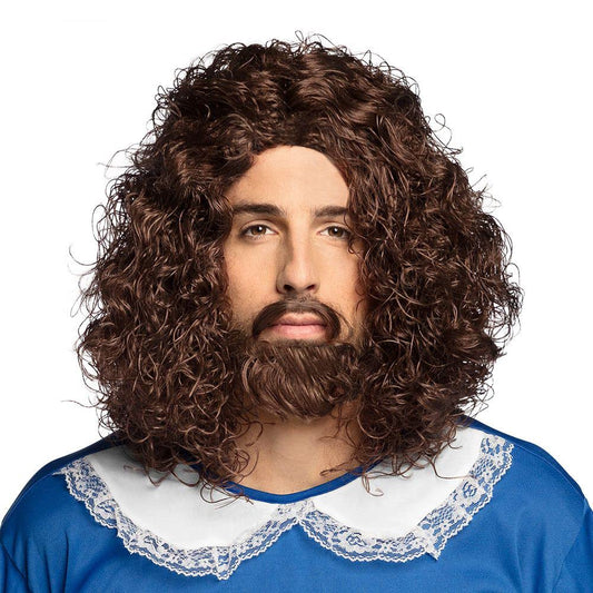 Boland  Adult Wig Musketeer with Beard, Multicoloured, One Size