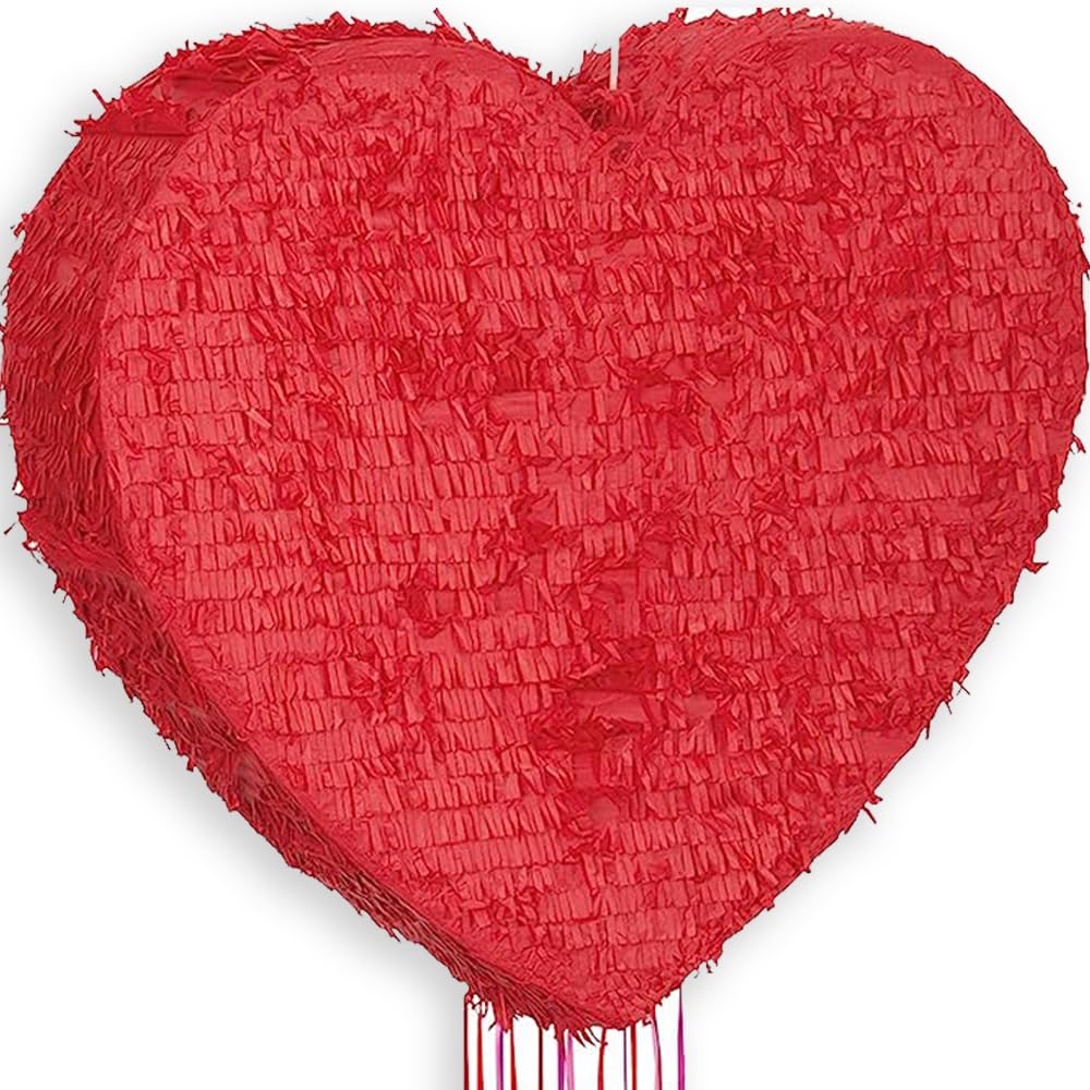 Heart Shaped Pull Pinata