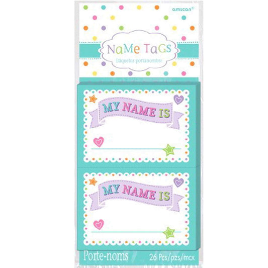 Amscan Baby Shower Name Tags 26 Pack