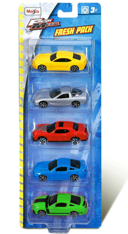 Maisto Fresh Metal 5 Piece Vehicle Pack