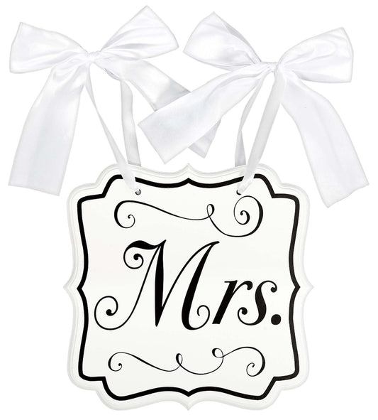 Mrs MDF Chair Signs 24cm x 24cm x 0.7cm