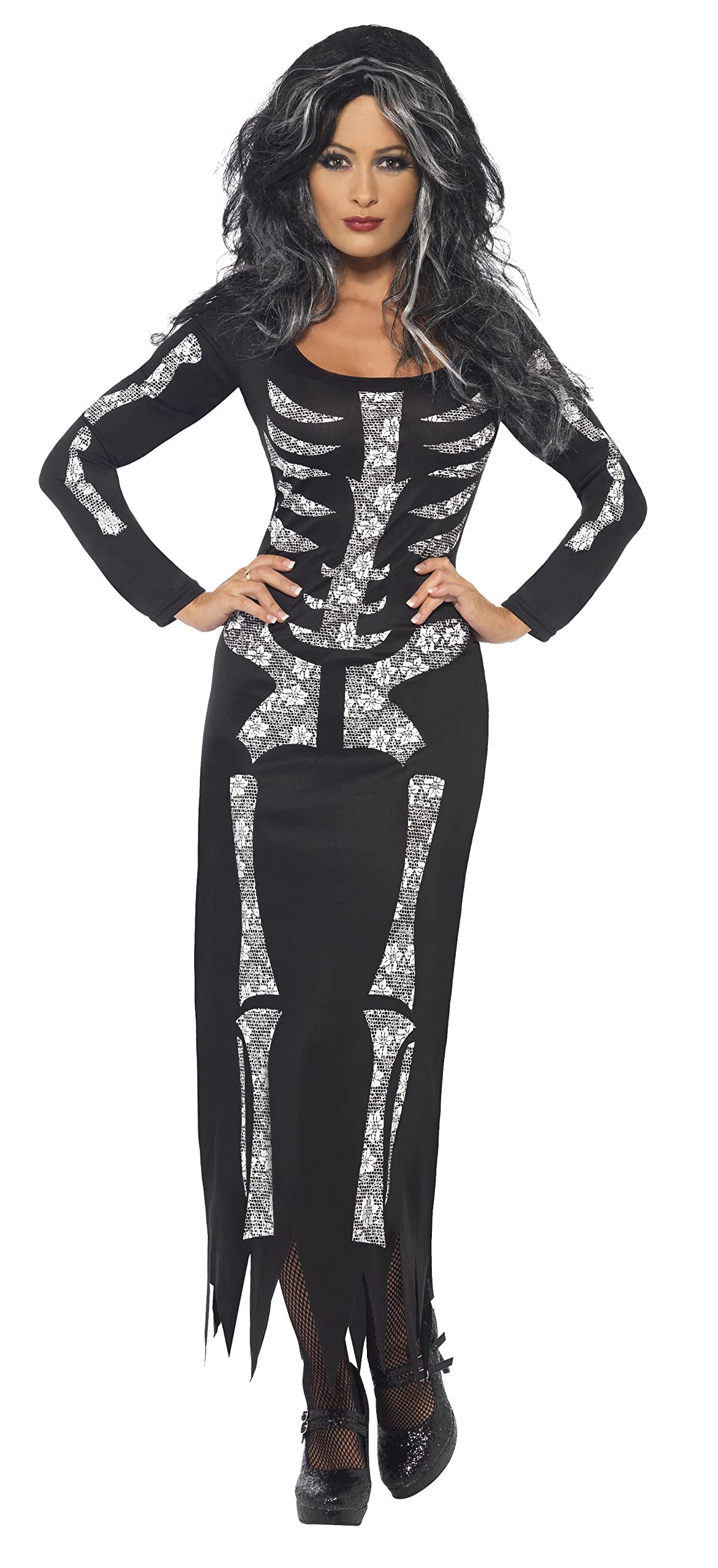 Adult Skeleton Tube Dress Costume Dress size SMALL