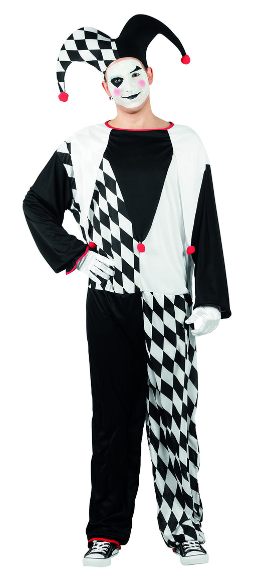 Boland Adults Costume Harlequin black