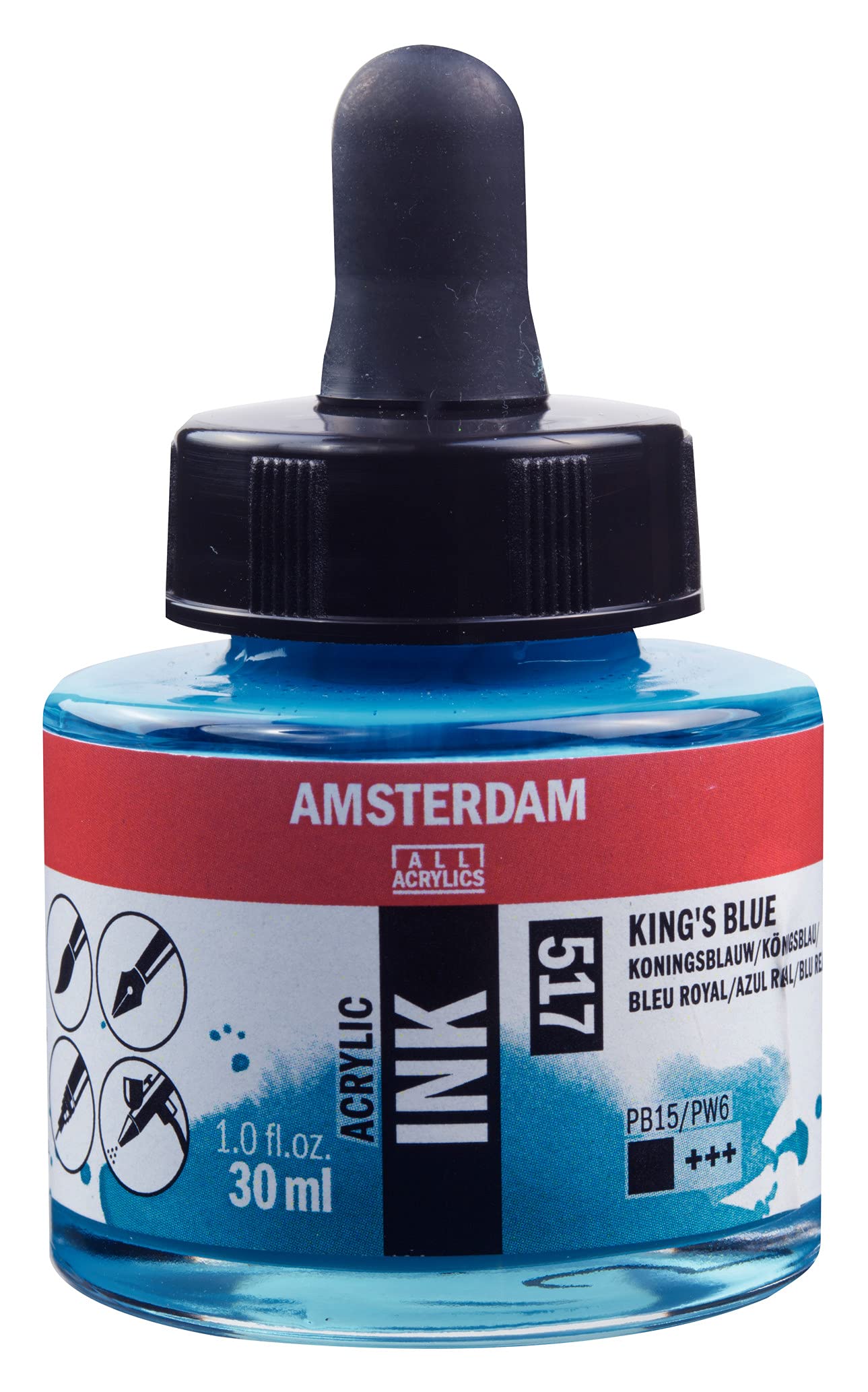 Amsterdam ACRYLC Ink Kings Blue, One Size