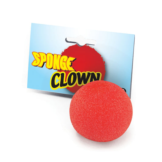 Bristol Novelty Clown Nose Sponge, Red, Pack of 1, unisex-adult, One Size