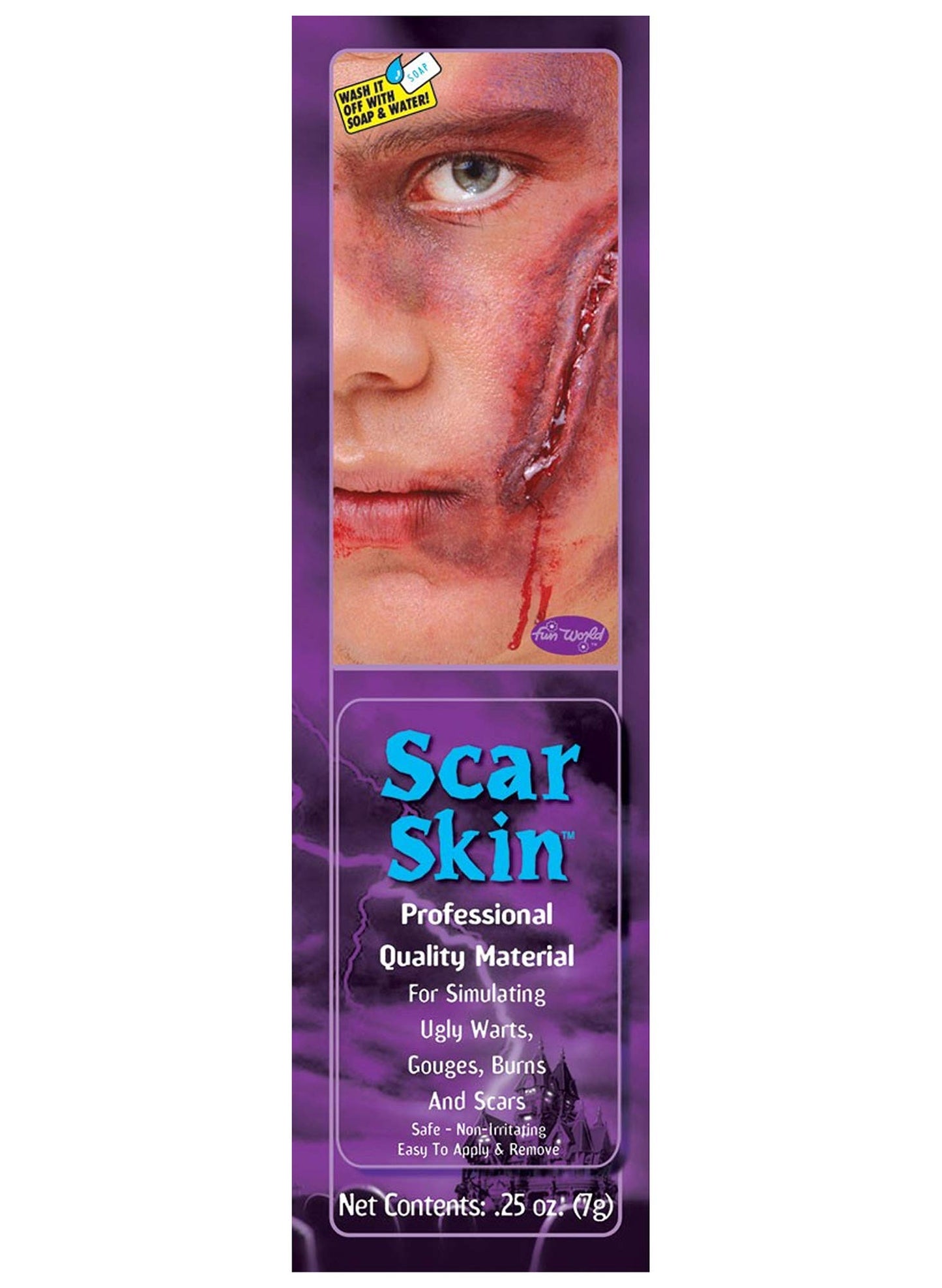 Horror Makeup: Scar Skin