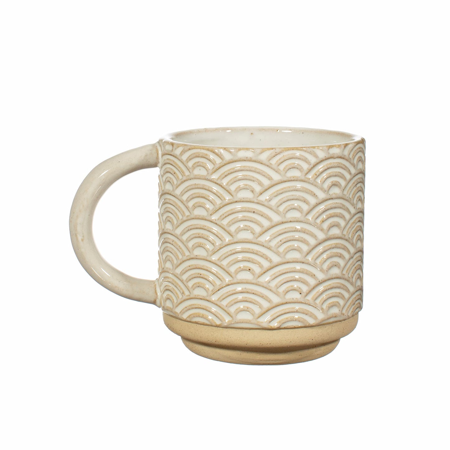 Sass & Belle Japandi Seigaha Wave Pattern Mug