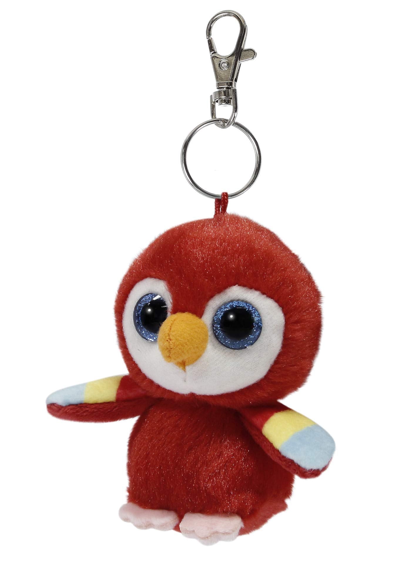 Aurora World Lora Parrot Keychain, Red