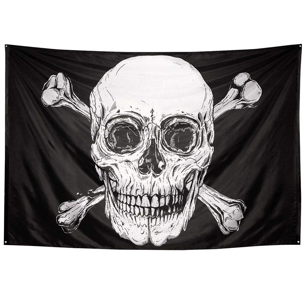 Boland 10201549 BolMaxi Pirate Flag Jolly, Multi-Coloured, Standard Size