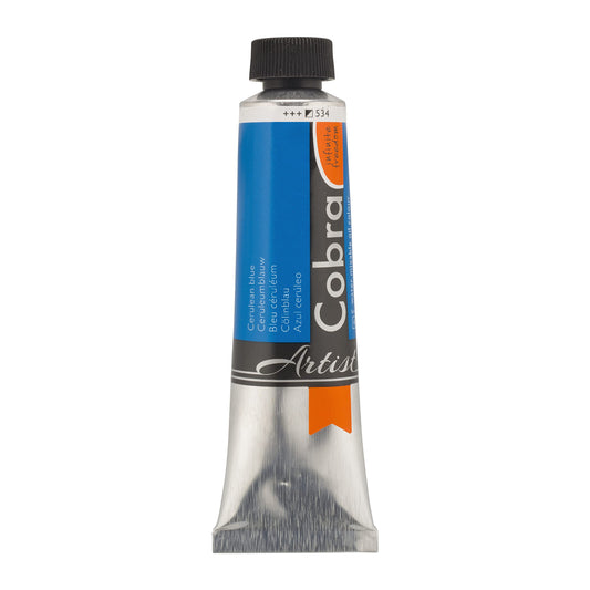 Cobra Artist Oil Colour Tube 40 ml Cerulean Blue 534