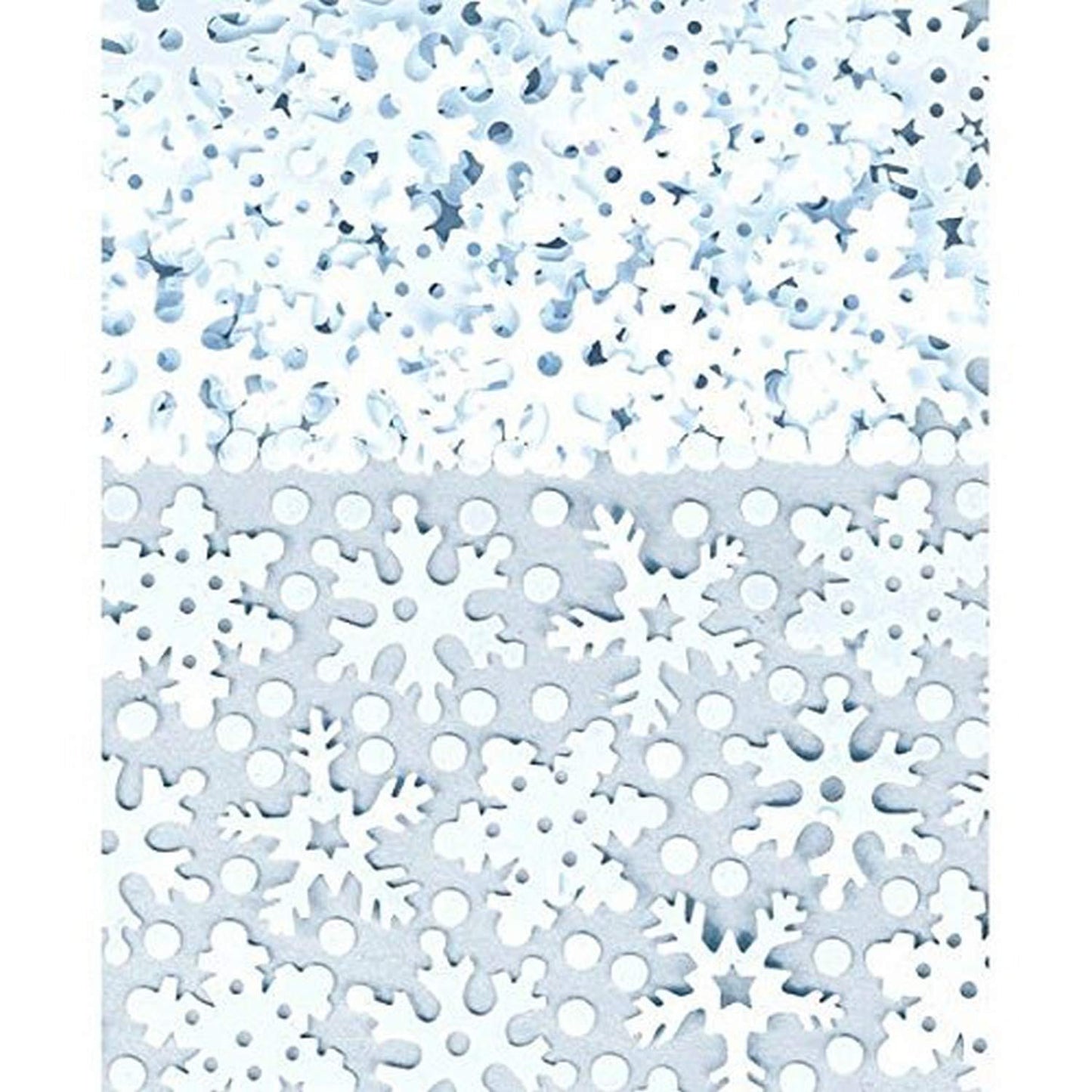 Snowflakes Confetti Purple & White Metallic Mix 70g