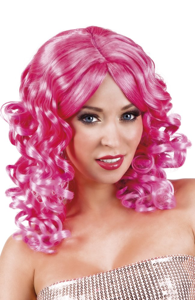 Boland Cocktail Wig, Pink, One Size