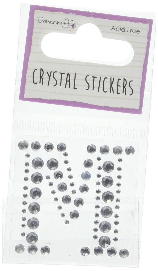 Dovecraft Essentials - Letter M Crystal Sticker