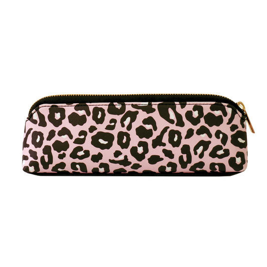 Alice Scott Leopard Print Pencil Case