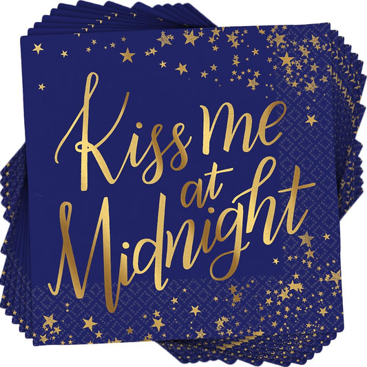 Amscan Bev/Nap Hs Kiss Midnight