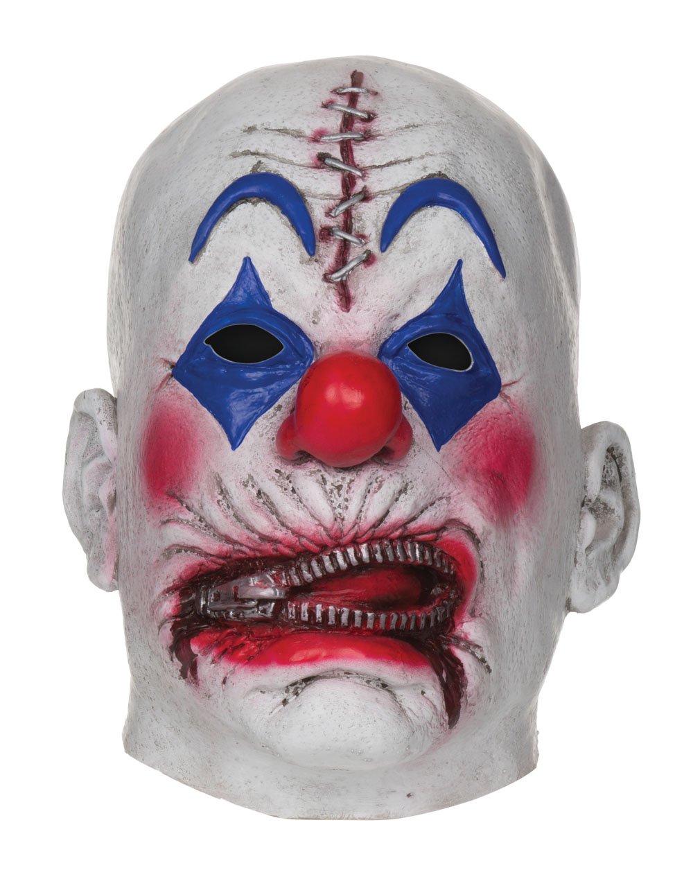 Bristol Novelty Zipper Clown Mask, One Size