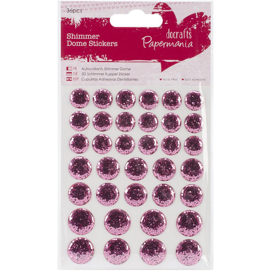 Papermania Embellishment Stickers, Pink, One Size