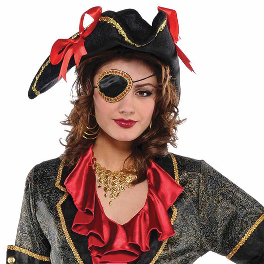 Adults Pirate Elegant Eye Patch