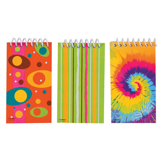 Unique Party - Mini Spiral Notepads Party Bag Fillers, Pack of 6