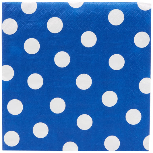 Amscan Ln Dots Bright Ryl Bl
