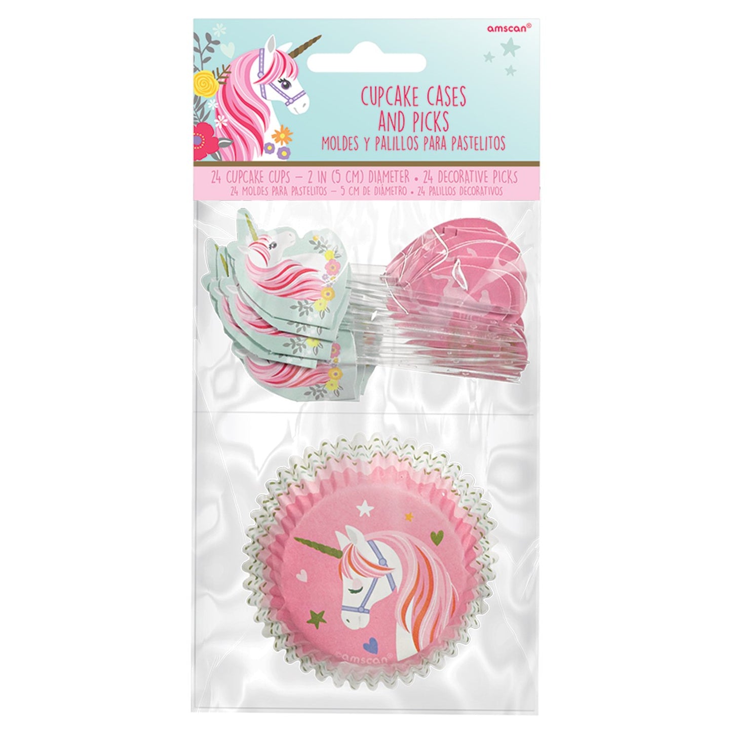 Magical Unicorn Cake Cases & Picks /48