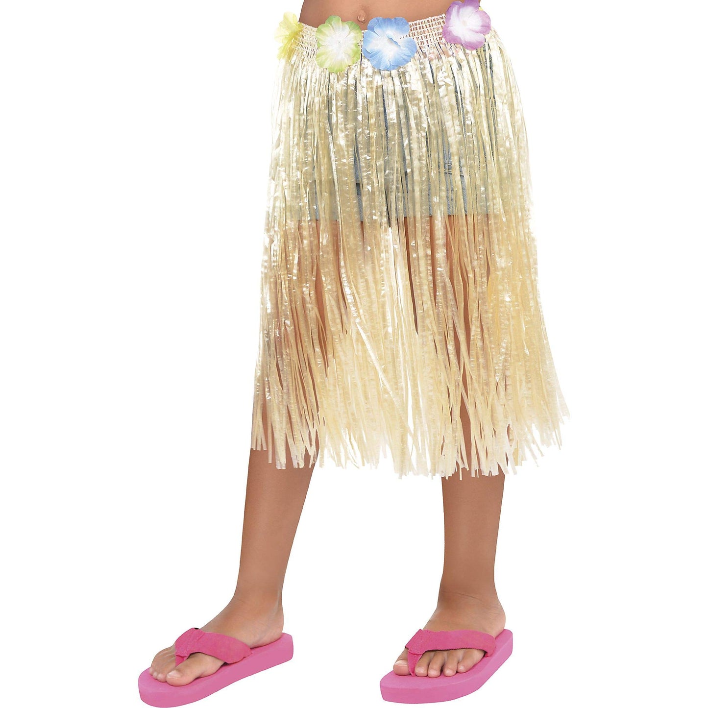 Amscan Hawaiian Natural Long Skirts Child Size 50cm x 55cm