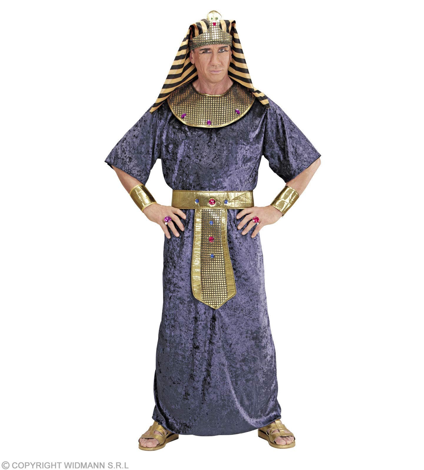 Mens Tutankhamen Costume Medium UK 40/42" for Egyptian Ancient Egypt Fancy Dress