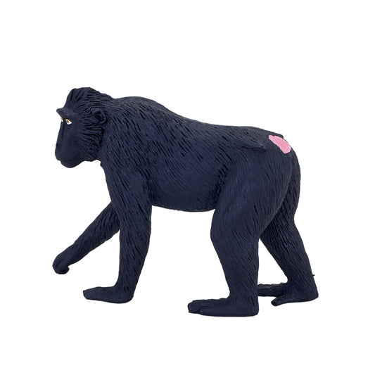 MOJO - Black Crested Macaque | Hand-Painted Toy Figure | Wildlife Collection | True to Life & Highly Detailed | Designed in UK