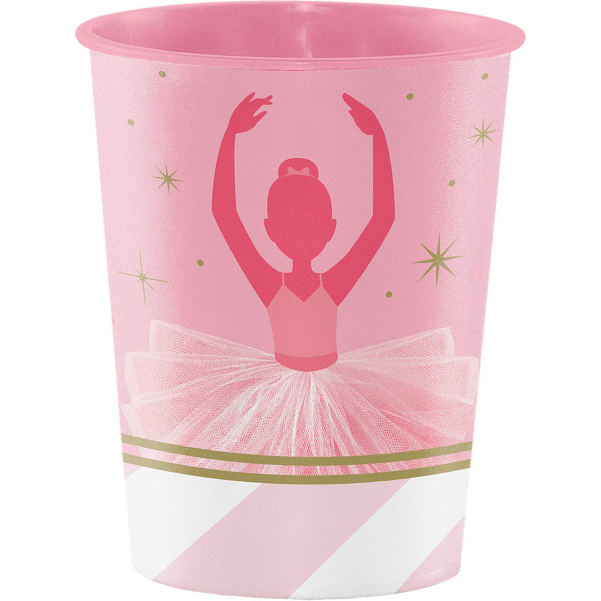 Creative Party Pink Ballerina Plastic Keepsake Cup