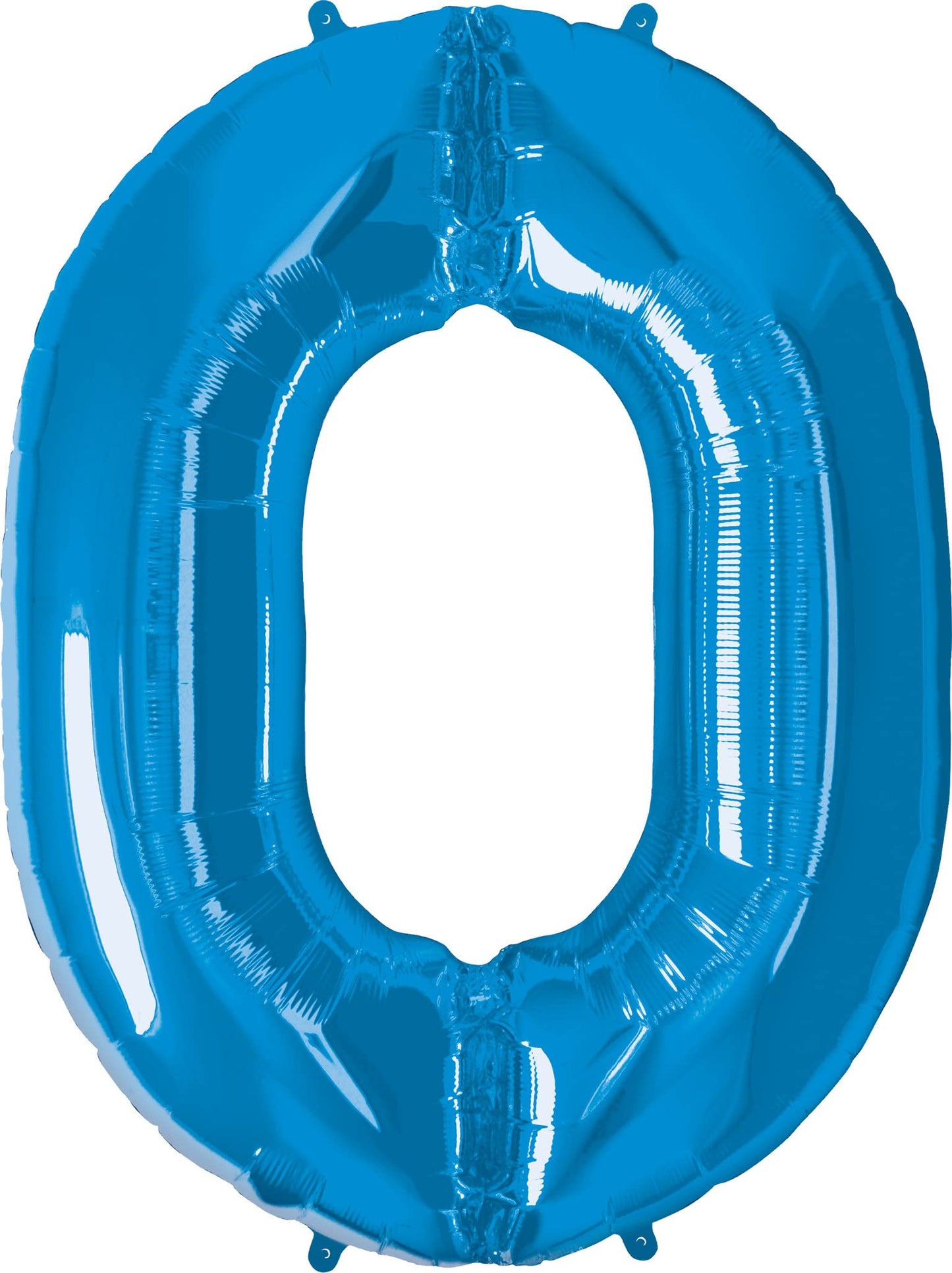 Qualatex 30511 Number Zero Foil Balloon, Sapphire Blue, 39-Inch