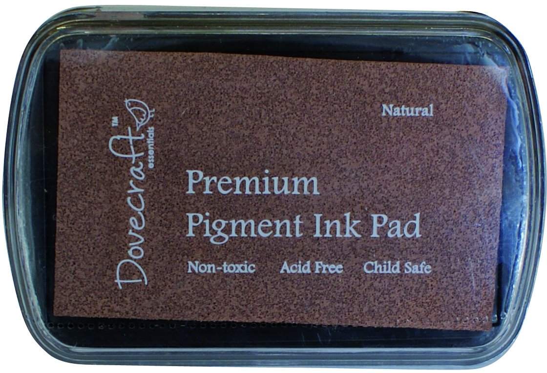 Dovecraft Essentials Premium Non Toxic Pigment Ink Pad, Natural