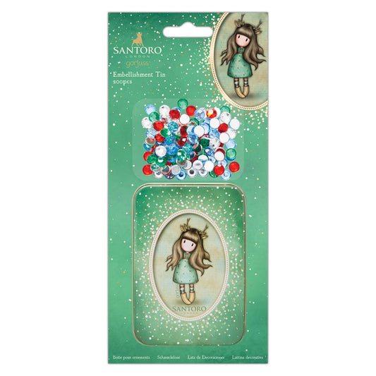 Santoro Gorjuss Scrapbooking Embellishments, Multi-Colour, One Size