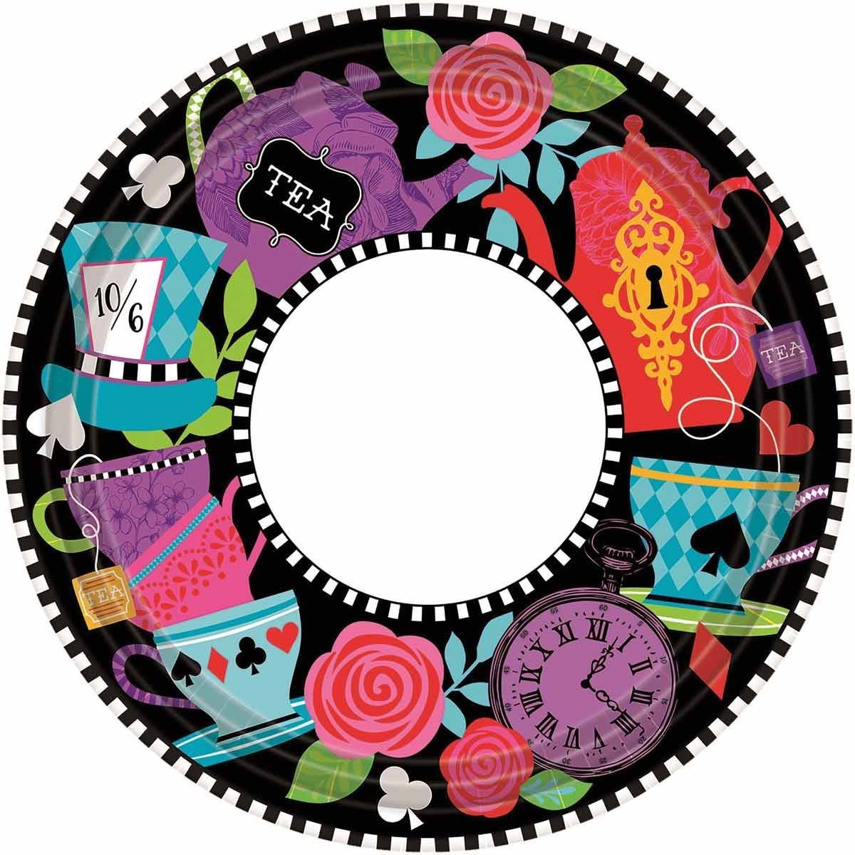 Mad Tea Party Paper Plates 23cm /8