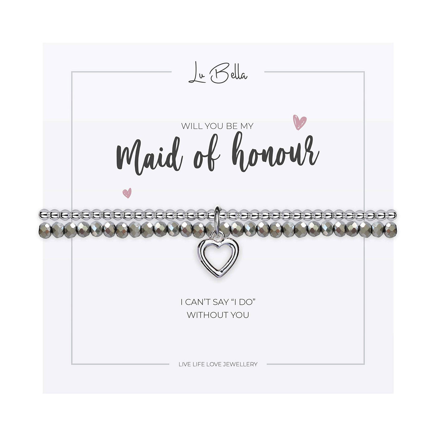 Lu Bella Maid Of Honour Charm Bracelet