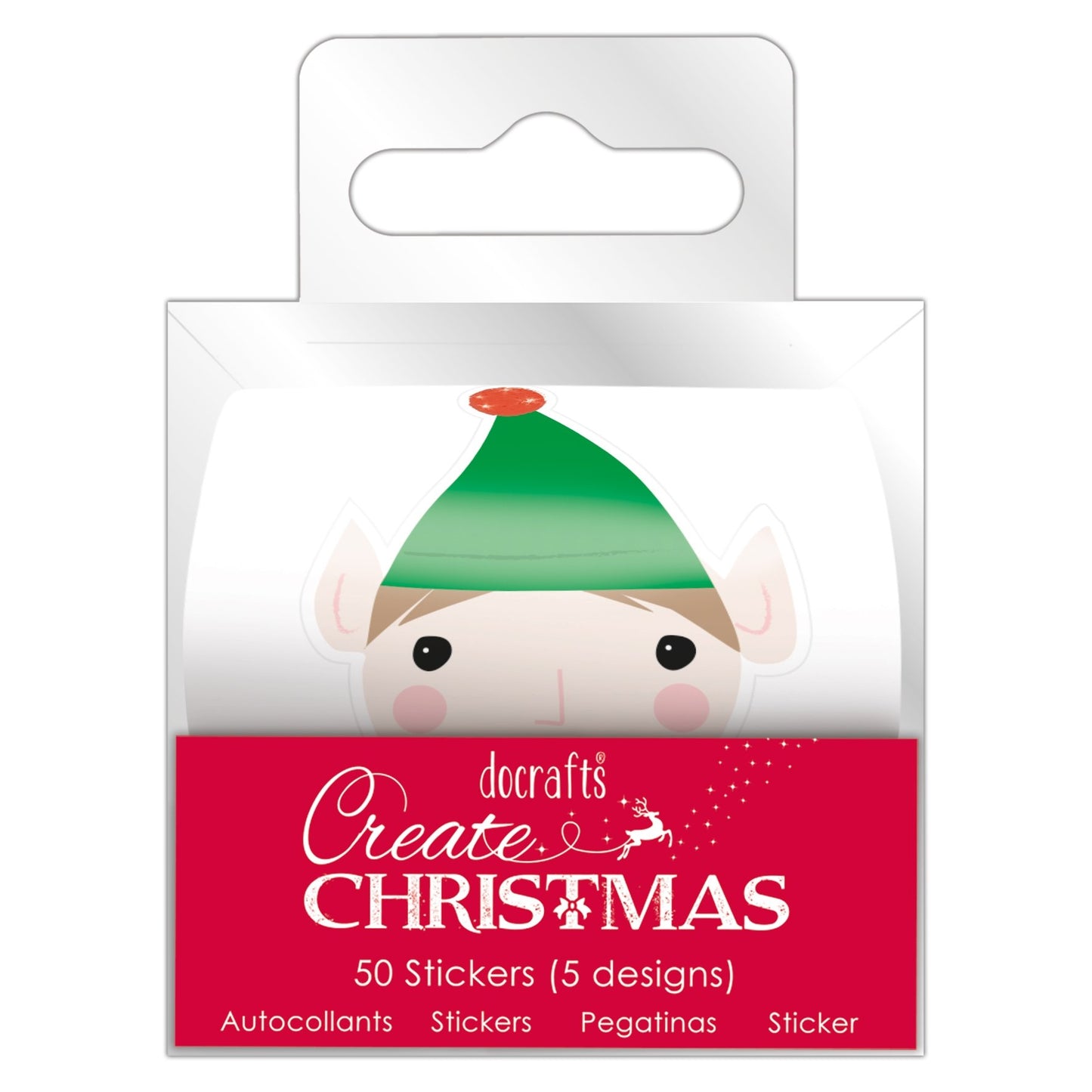 Create Christmas Christmas Icon Stickers, Multi-Colour, One Size