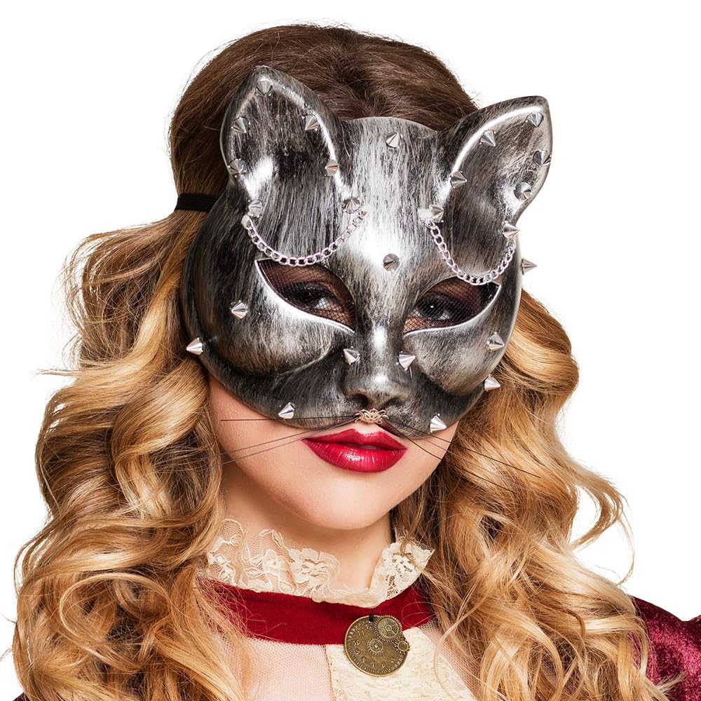 Boland 10116719 Steampussy Eye Mask, Silver, Standard Size