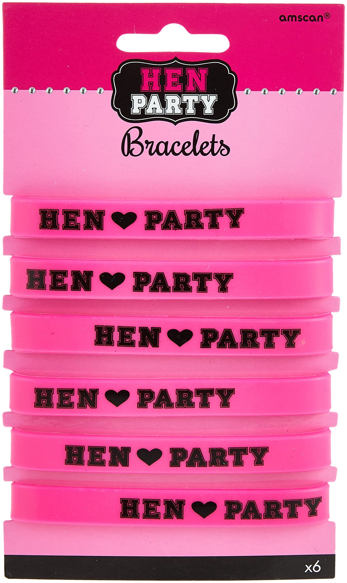 Hen Party Rubber Bracelets /6