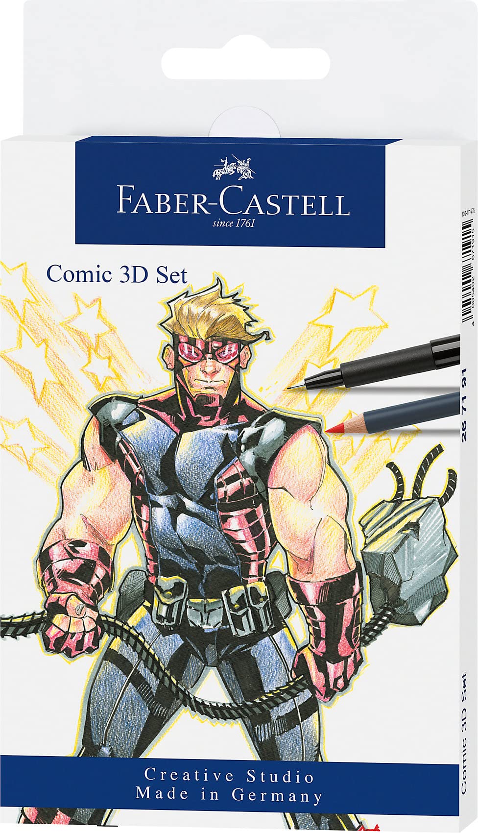 Faber-Castell Comic Illustration Pen Set - 3D Set - Pack of 11