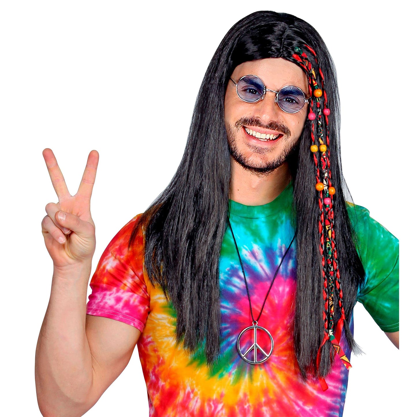 Widmann Hippie Wig With Beaded Plaits