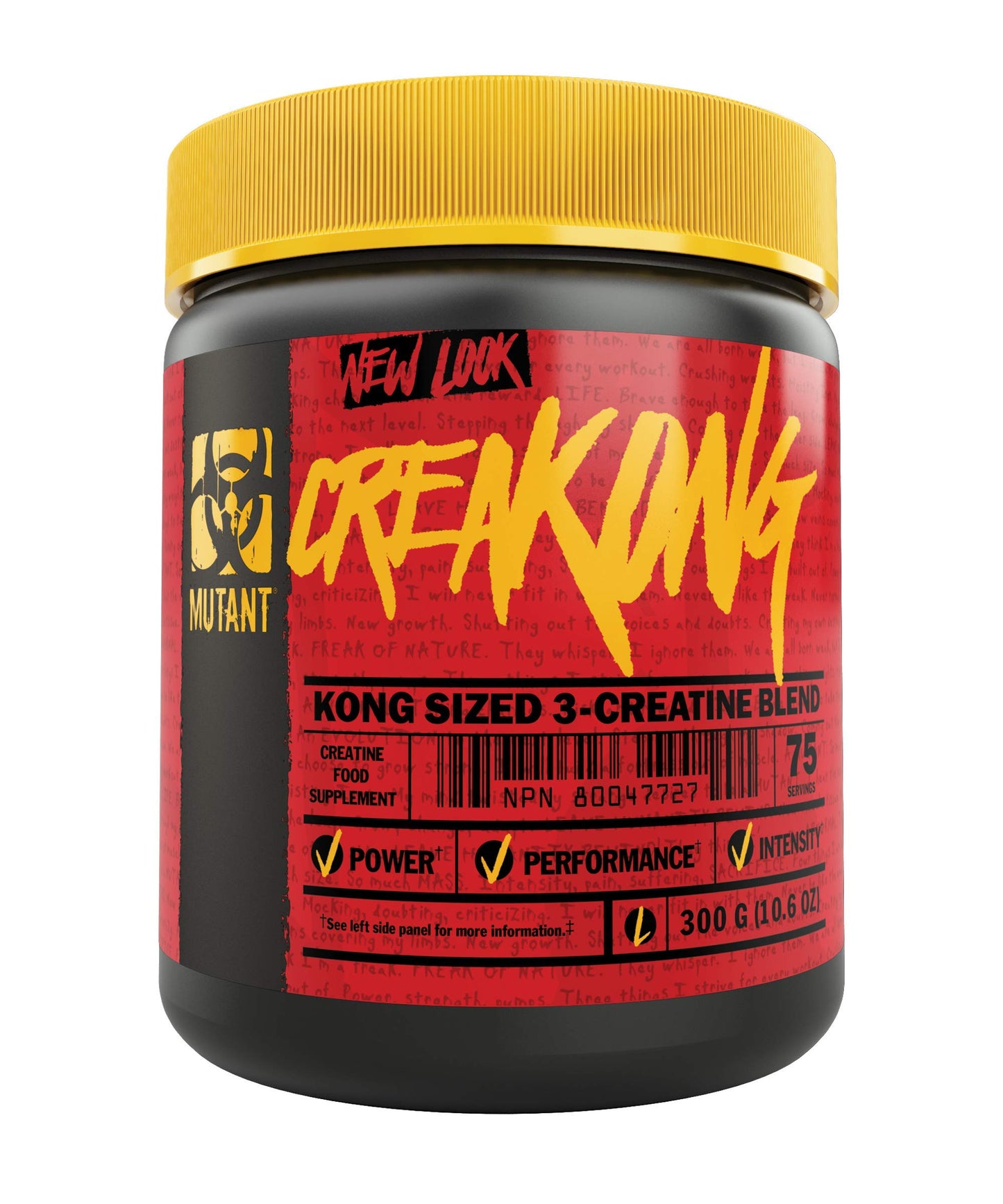 MUTANT CREAKONG, Creatine Supplement and Workout Boost Absorption Accelerator