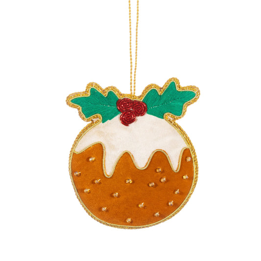 Sass & Belle Christmas Pudding Zari Decoration