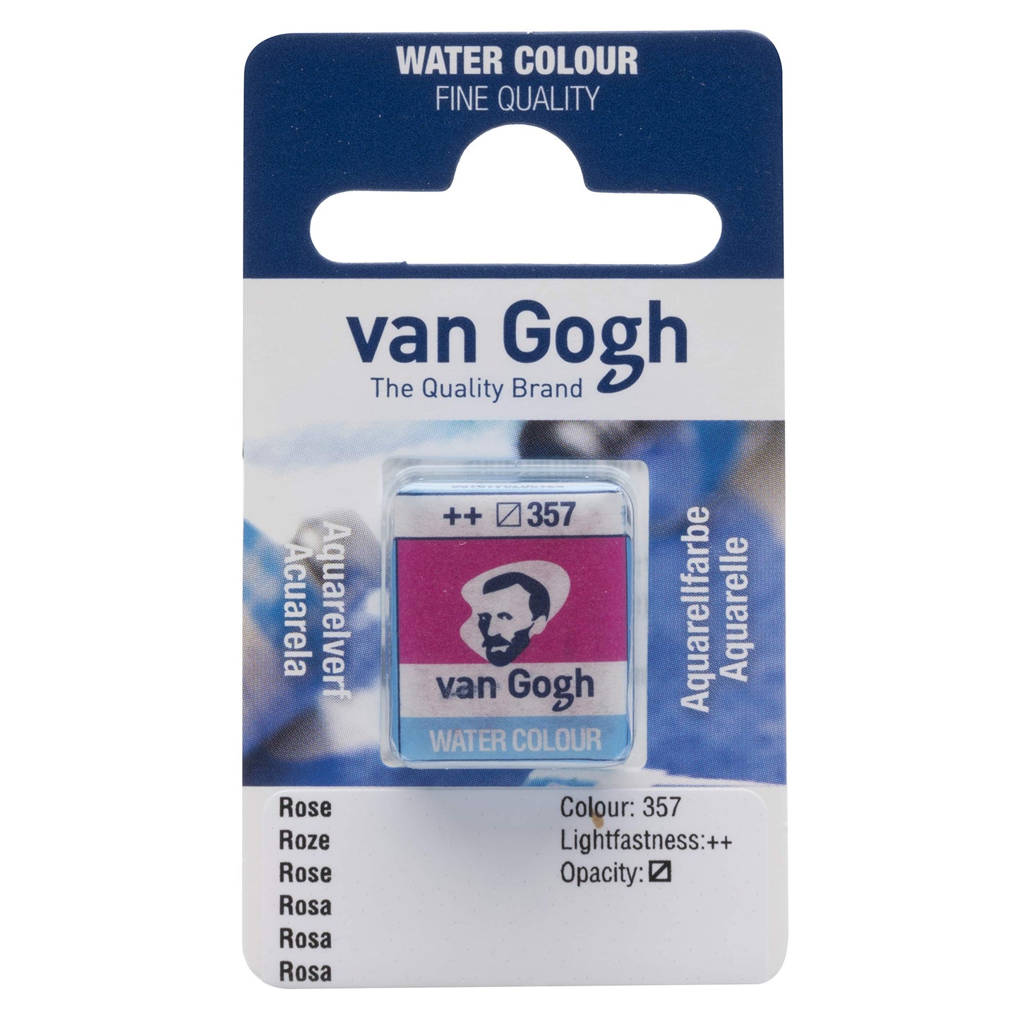 Van Gogh Watercolor Half Pan Pink (20863571)