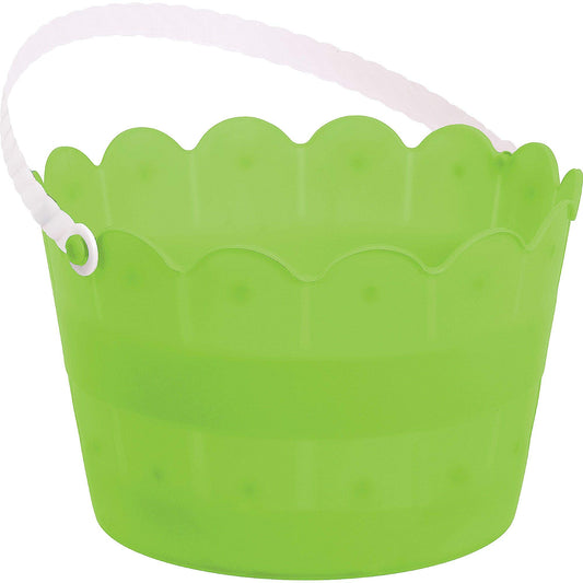 Amscan Bucket Scalloped Kiwi