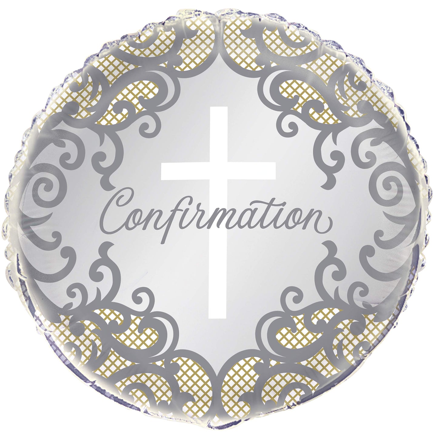 Unique 74867" Confirmation Gold Foil Balloon 18" | 1 Pc