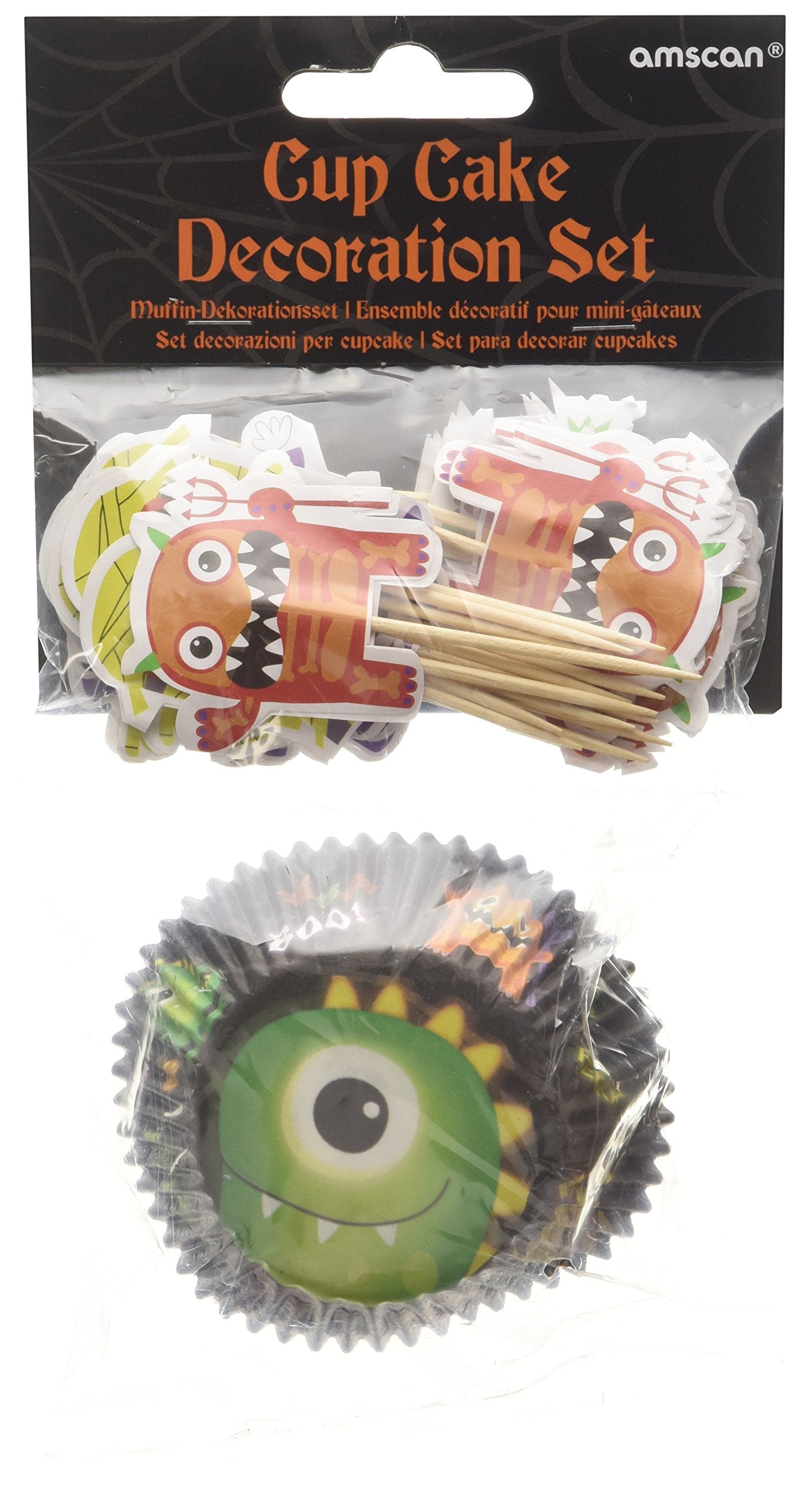 amscan Boo Crew Monsters Cupcake & picks 48 Pieces