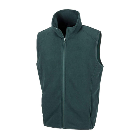 Result Microfleece Gilet, Forest Green, 2XL. R116X