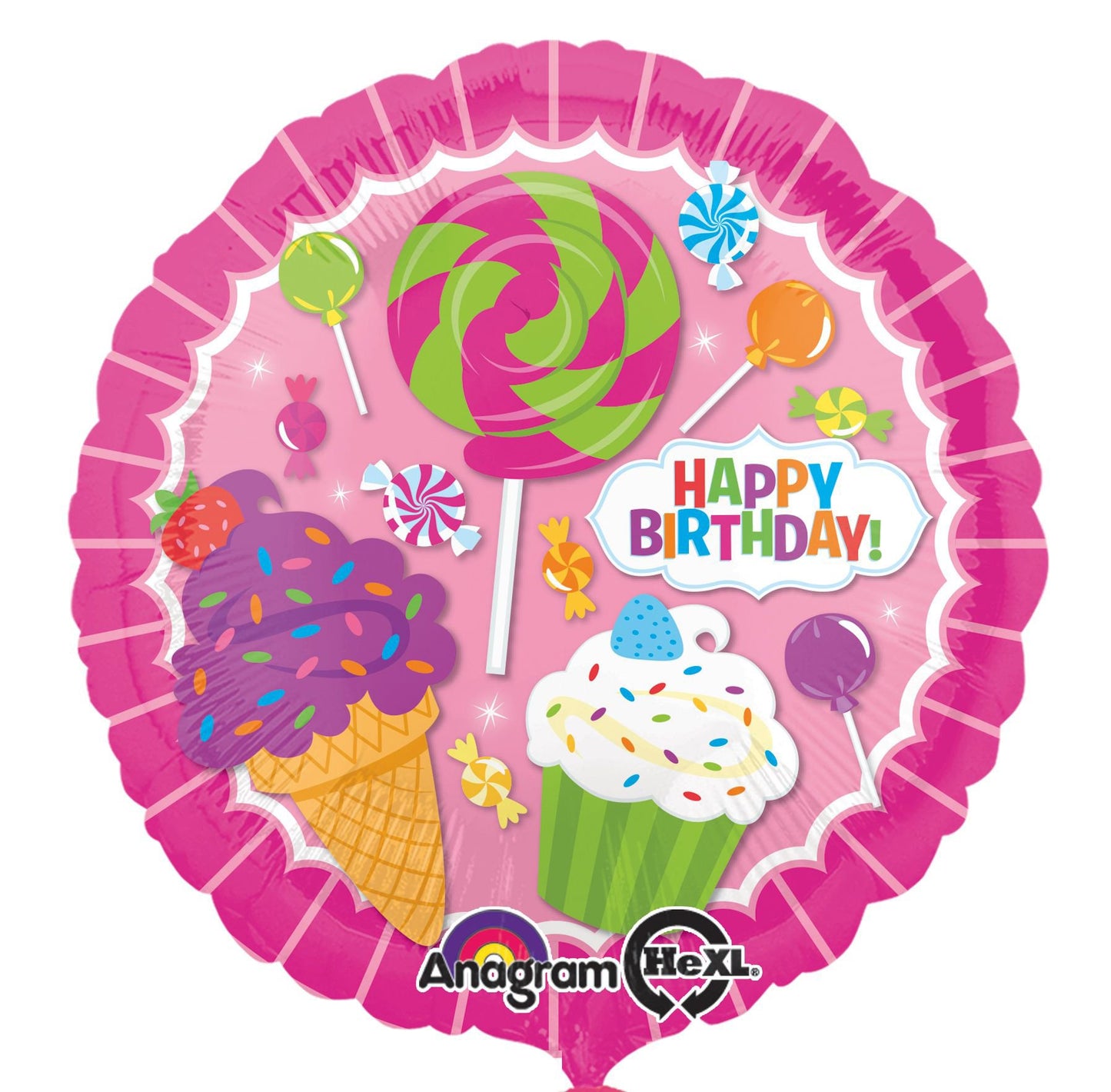 Sweet Shop Birthday Standard HX Foil Balloons S40