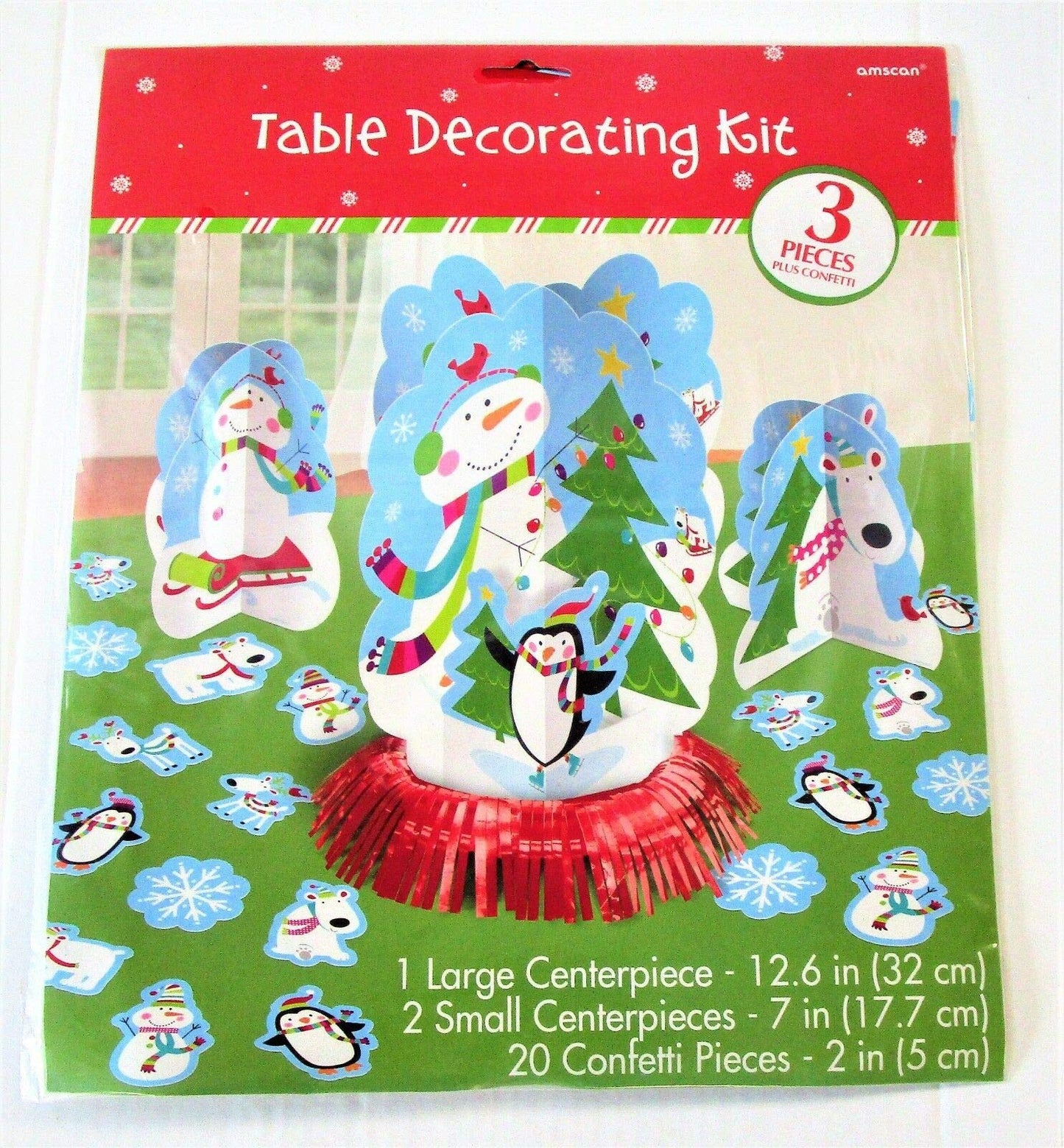 Joyful Snowman Christmas Table Decorating Kits