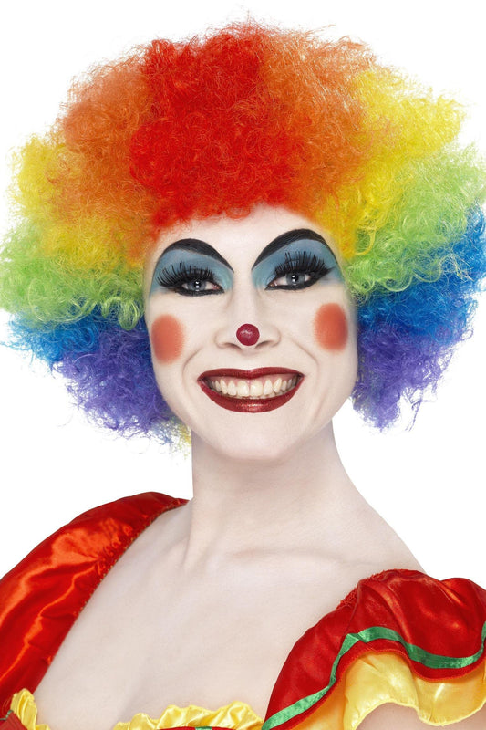 Smiffys Crazy Clown Rainbow Wig