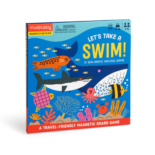 Mudpuppy 9780735377349 Let's Take a Swim Animals Magnetic Game, Multicoloured, one Size